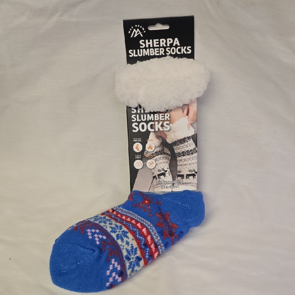 Blue Slumber Socks